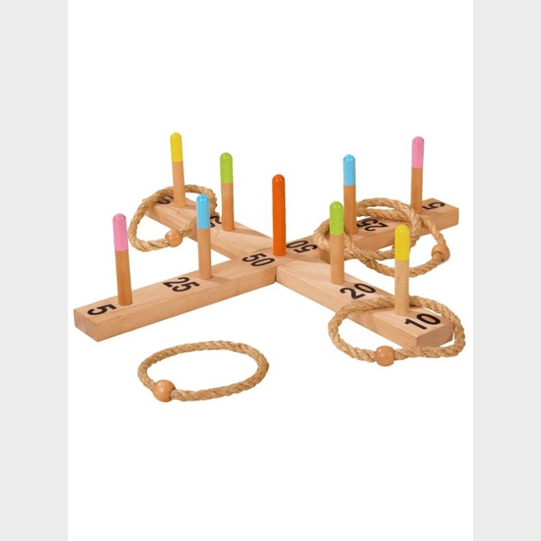 Eichhorn Outdoor Wooden Ring Toss Game