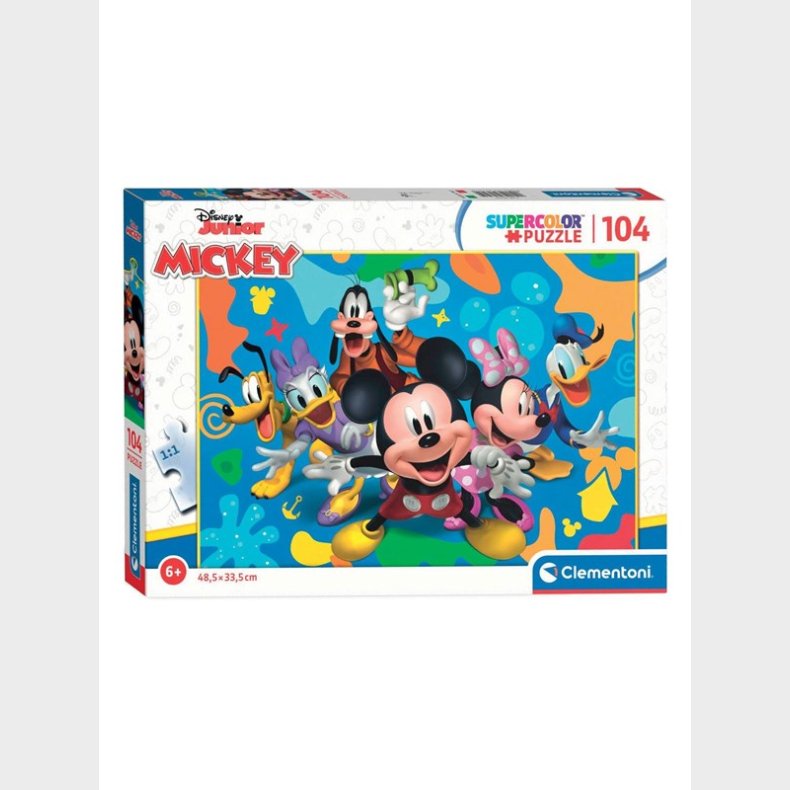 Clementoni Puslespil Disney - Mickey and Friends 104st. gulv