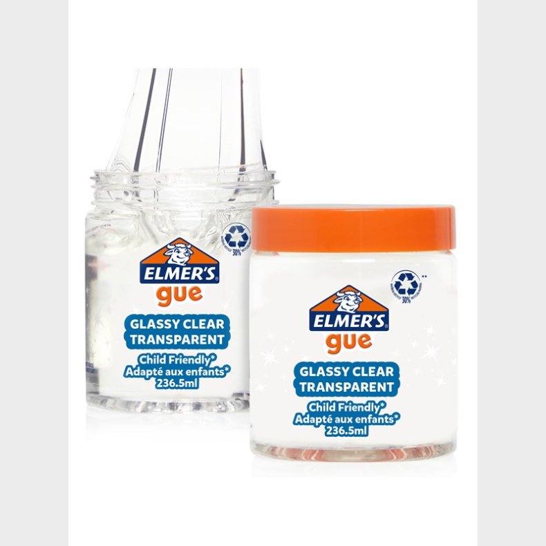 Gue frdiglavet slim | Glasagtig klar slim | Fantastisk til at blande ekstra ingredienser i | 236,5 ml | 1 stk