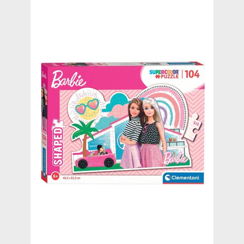 Clementoni Jigsaw Puzzle Super Color - Barbie Pink Floor