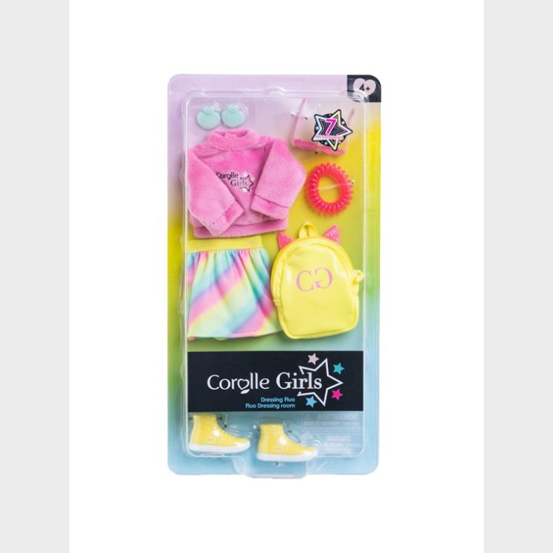 Corolle Girls - Doll Clothes Fluo Set Dressing Roo