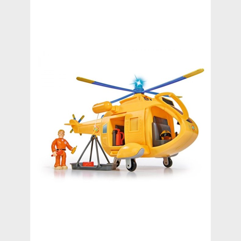  Brandmand Sam - Helicopter Wallaby II with Figurine 34cm