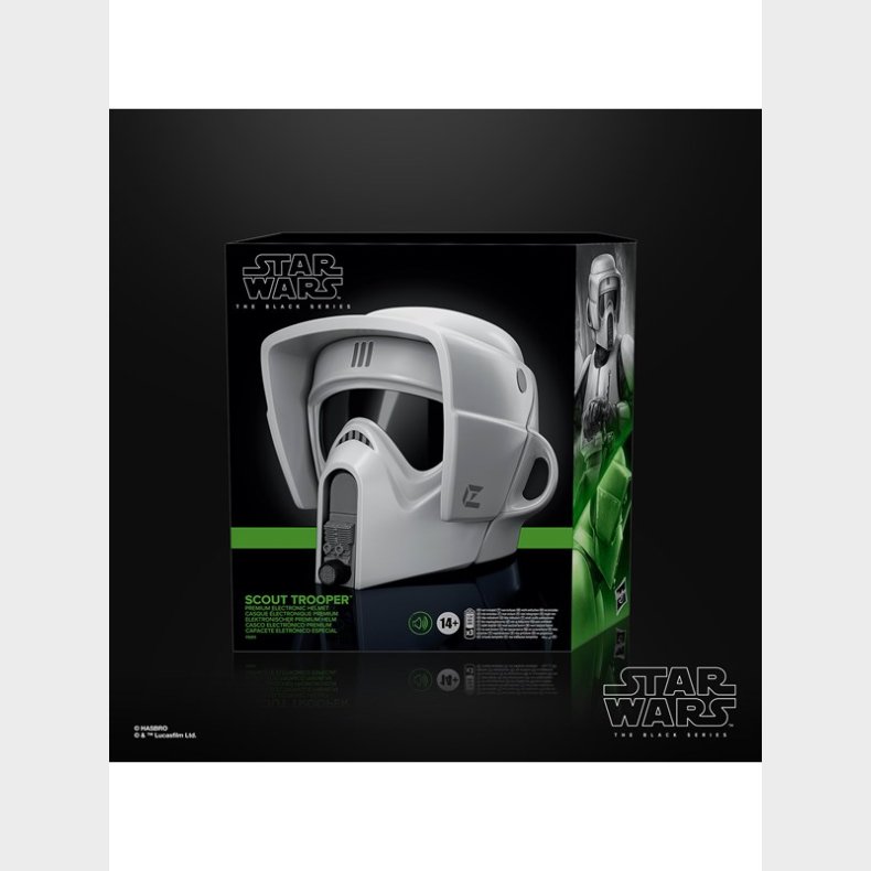 Hasbro Star Wars The Black Series Scout Trooper Premium Electronic Roleplay Helmet