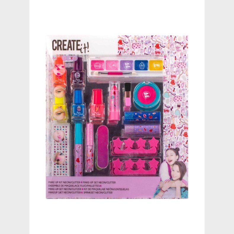 CREATE IT! Beauty Make-Up Box Neon/Glitter