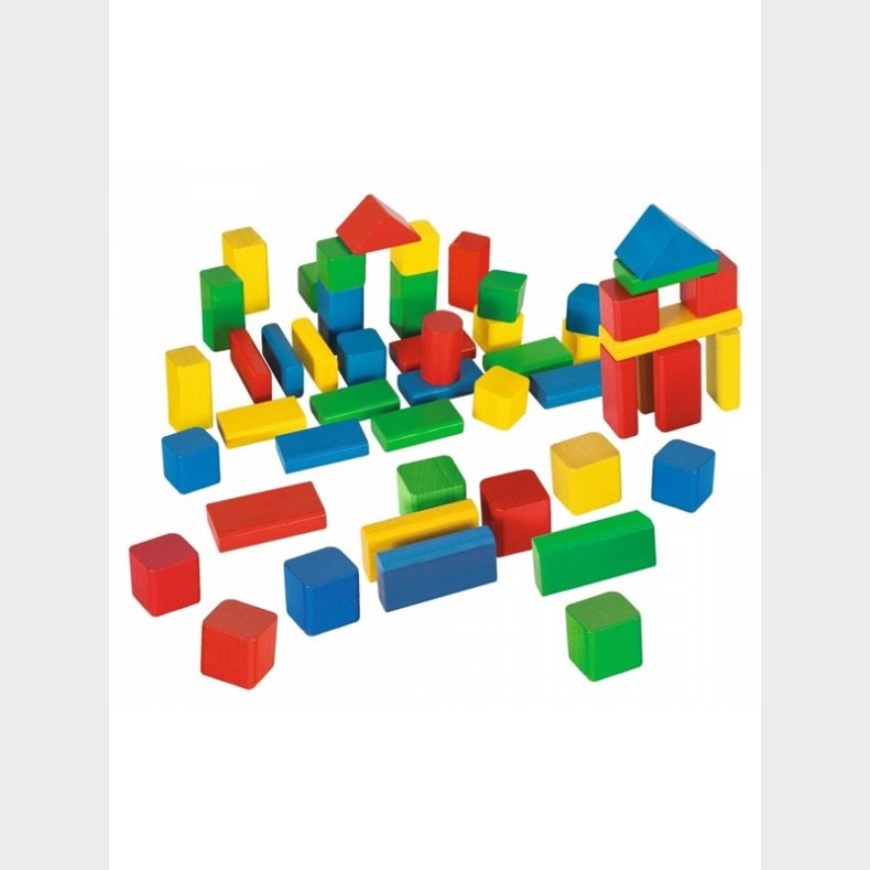 Eichhorn Coloured Wooden Blocks