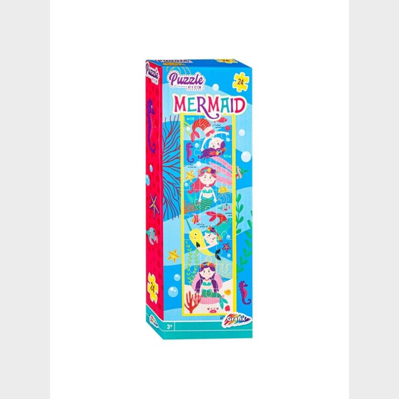 Grafix Tower Puslespil Mermaid 47x12cm