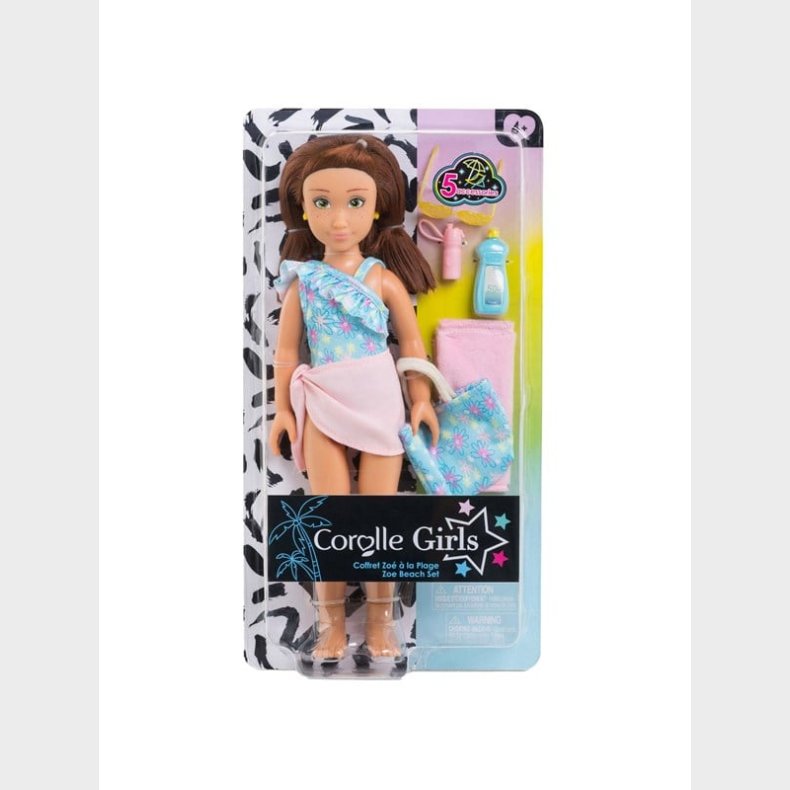 Corolle Girls - Fashion Doll Zoe Beach Set