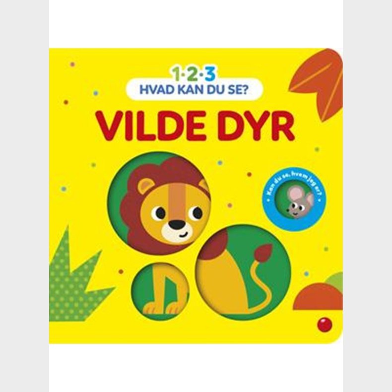 1-2-3 Hvad kan du se? Vilde dyr - Brnebog