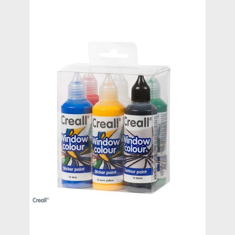 Creall Window Paint Set 6x80ml