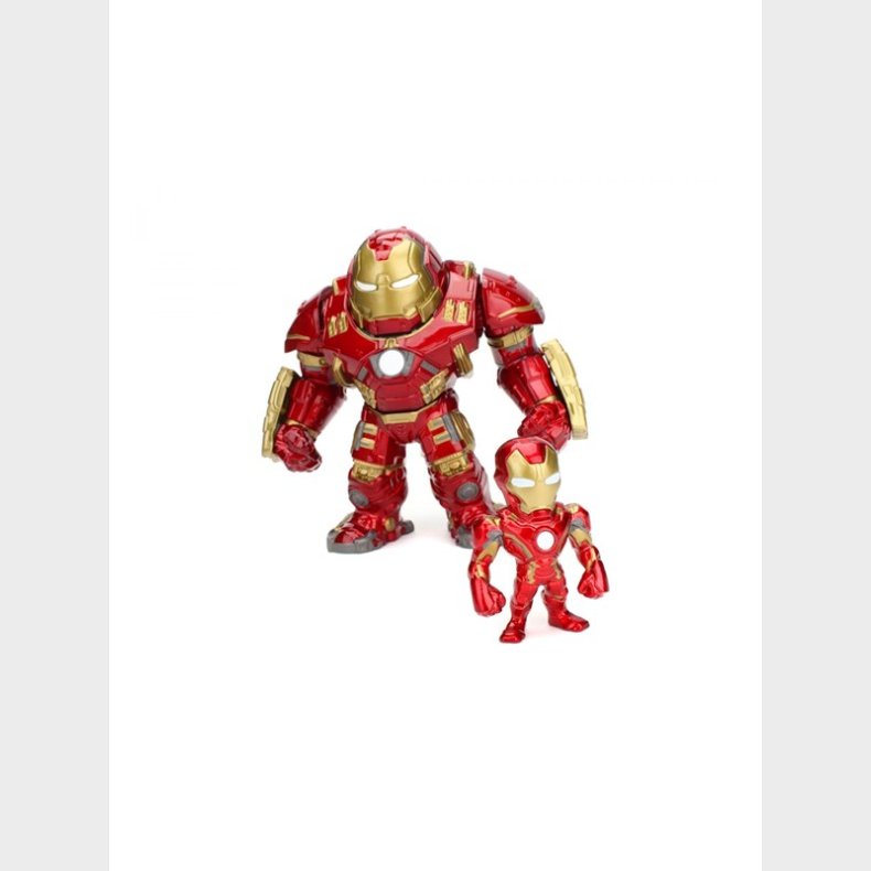  Figurer 15cm Hulkbuster+5cm Iron Man Metalfigurer