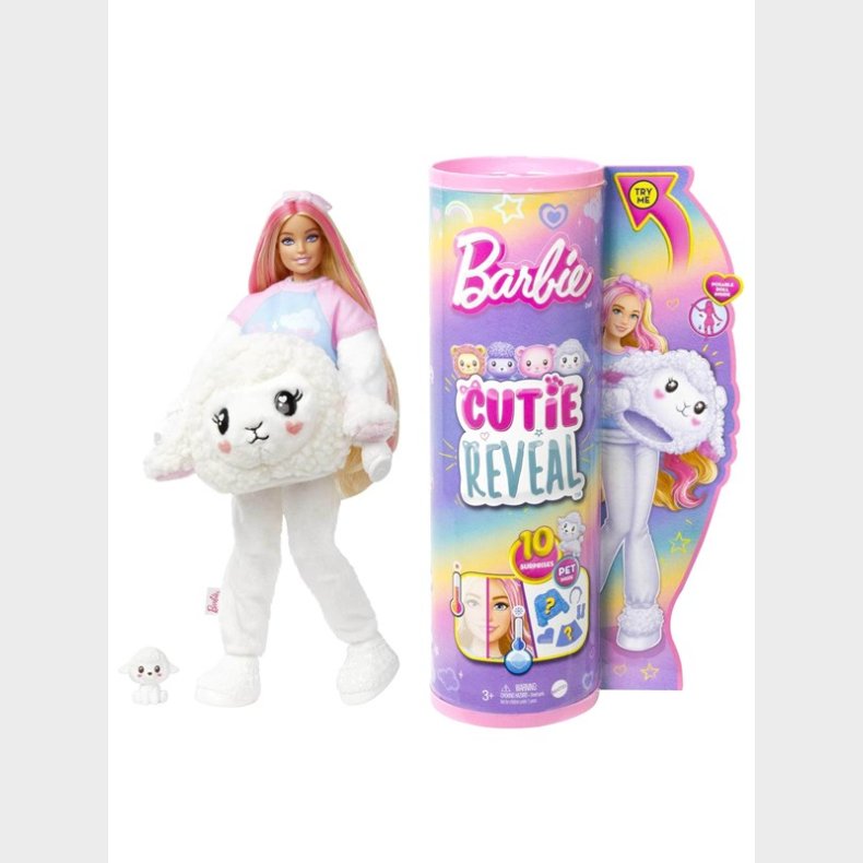 Barbie Cutie Reveal Cozy Cute Tees Lamb Doll 30cm