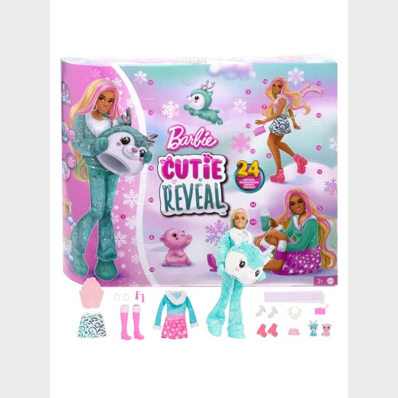 Barbie Cutie Reveal Advent Calendar 2023