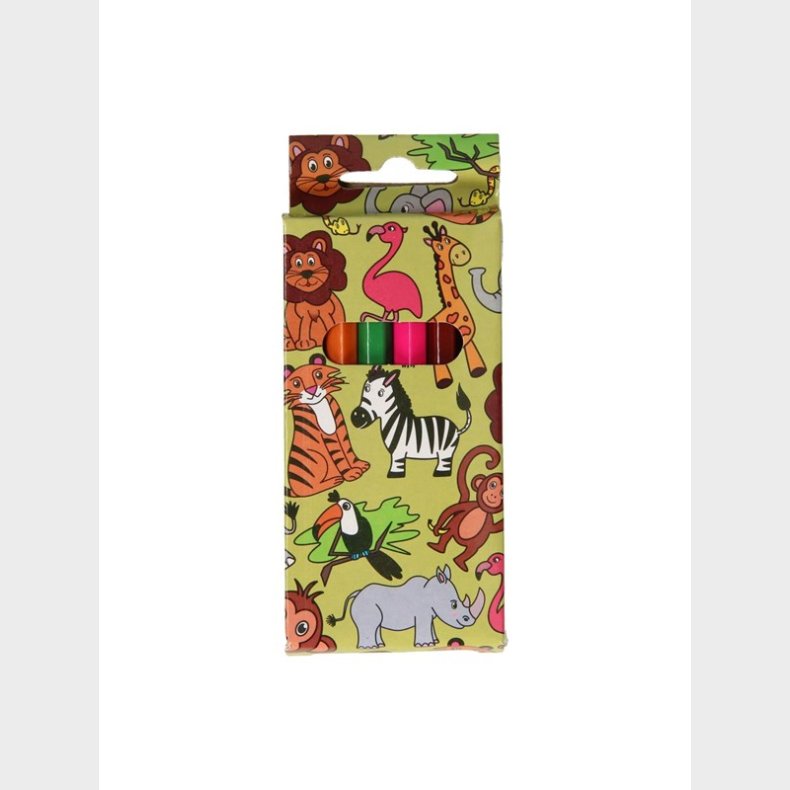 LG-Imports Colored pencils Wild Animals 6 pcs.