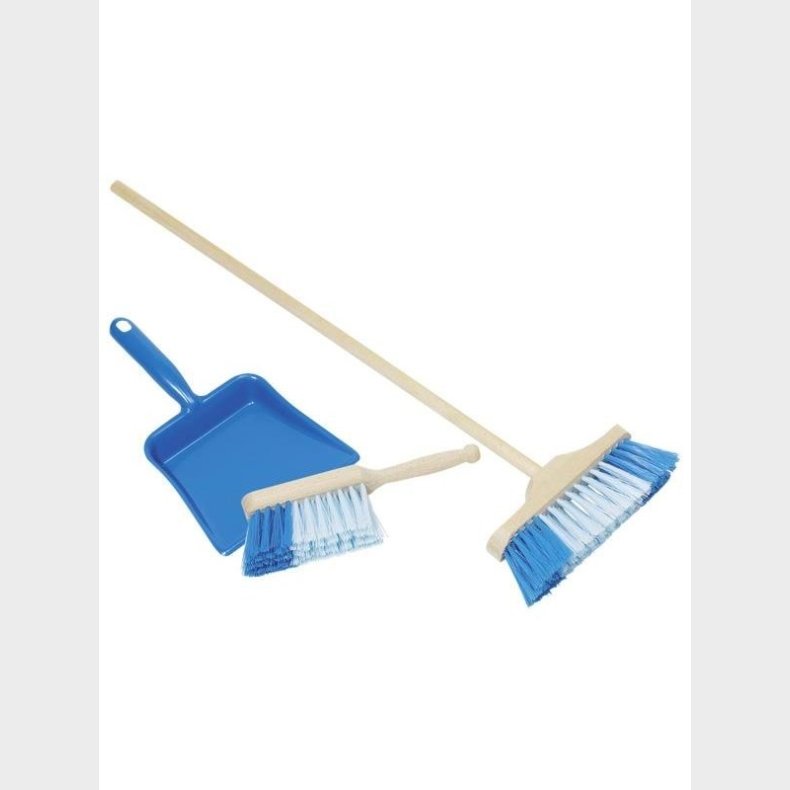 Goki Plastic dustpan handbroom and broom