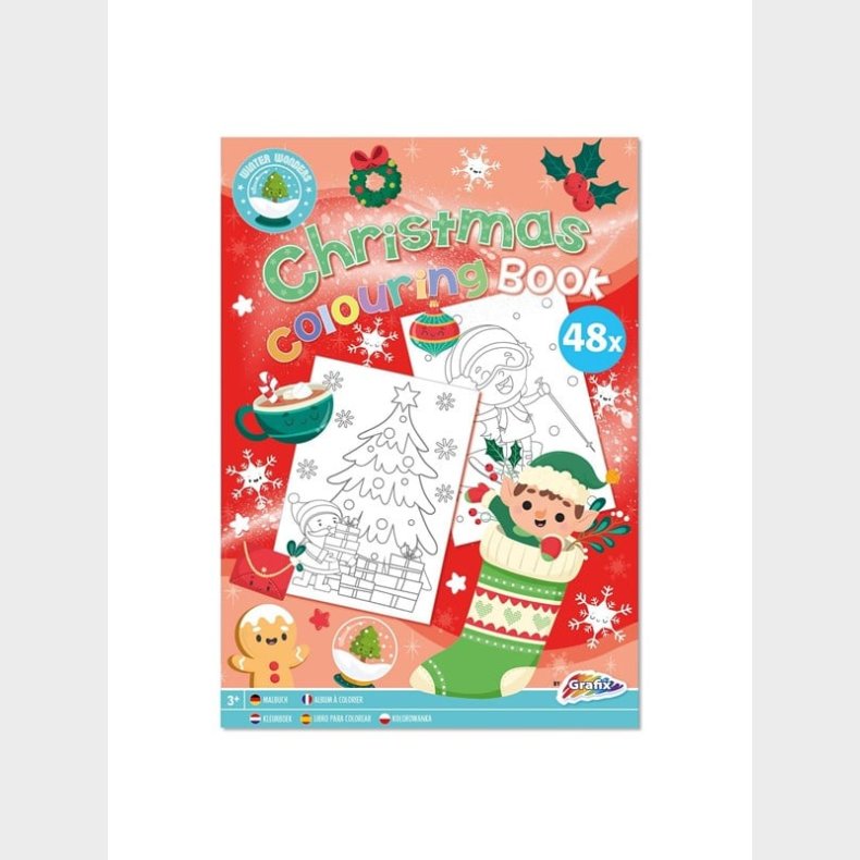 Grafix Coloring Book Christmas A4 48 Sheets