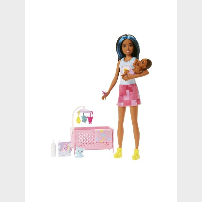 Barbie Skipper Babysitters Inc. Crib Playset