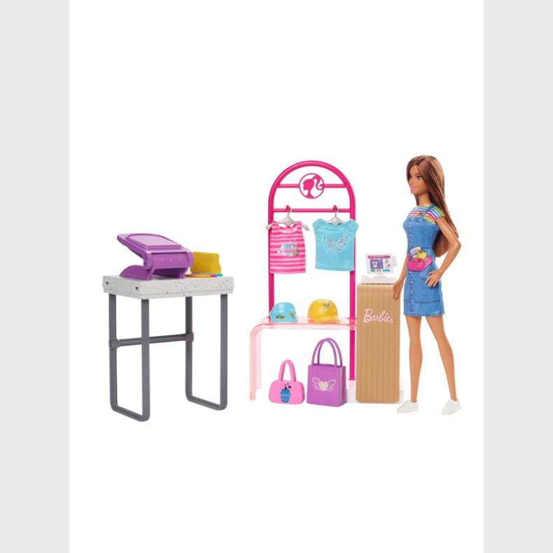 Barbie Make &amp; Sell Boutique Playset 30cm