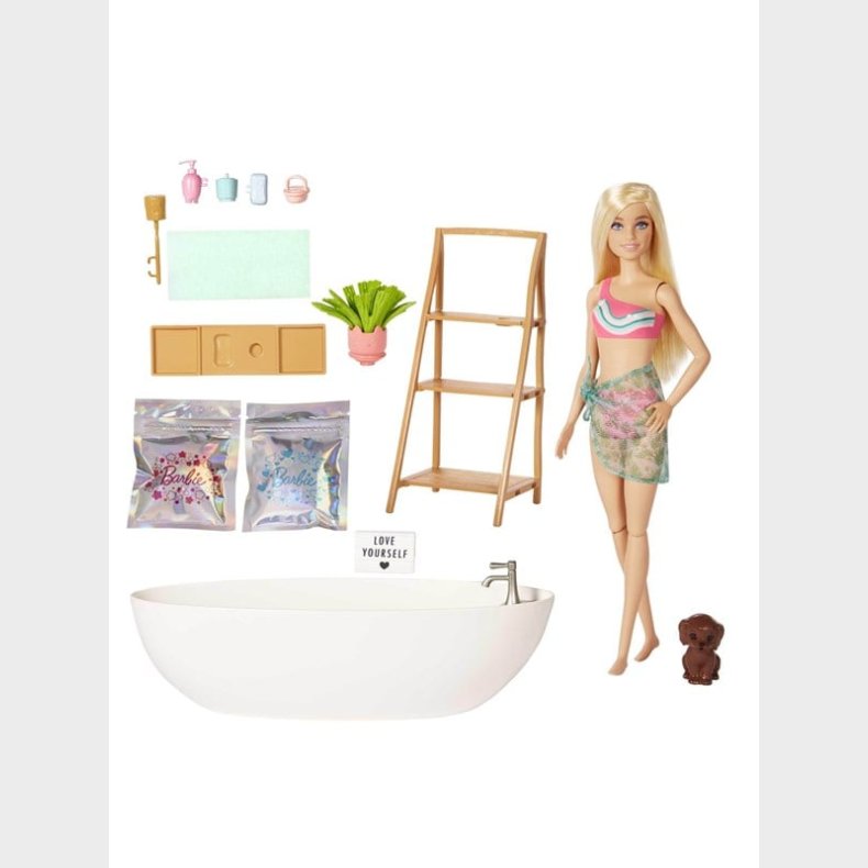 Barbie Doll &amp; Bathtub Playset 30cm