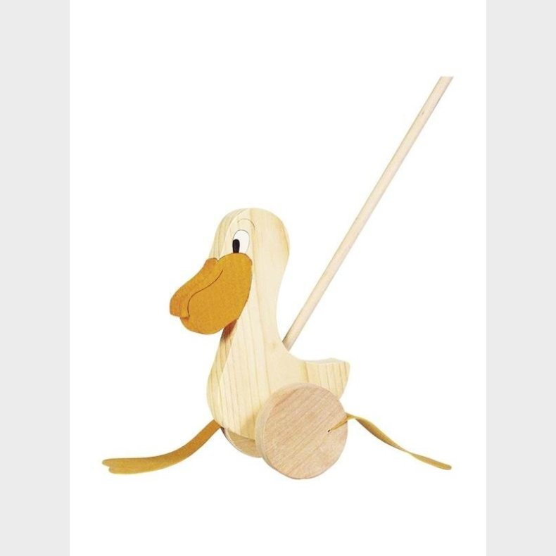 Goki Wooden Push Figure Pelican