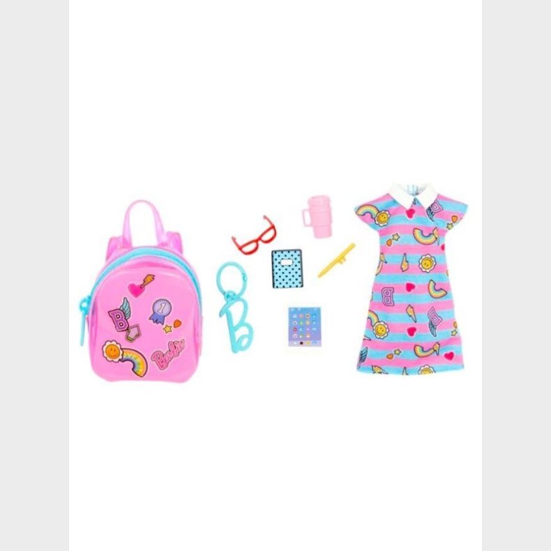 Barbie Deluxe Bag With School Outfit And themed Accessories