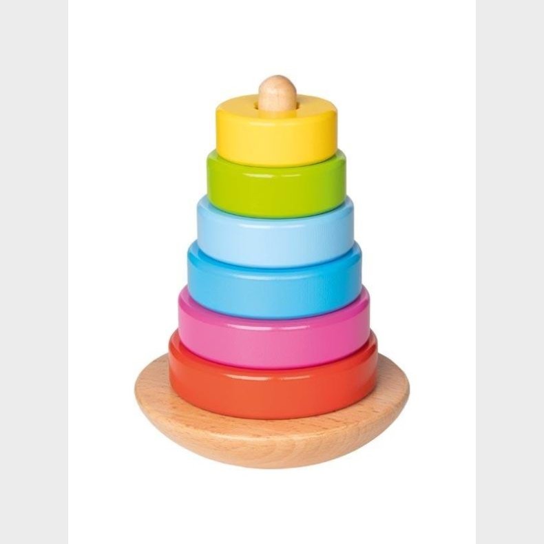 Goki Wooden Stacking Tower Color 8pcs.