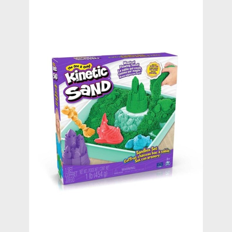 Kinetic Sand Sandbox Set Green