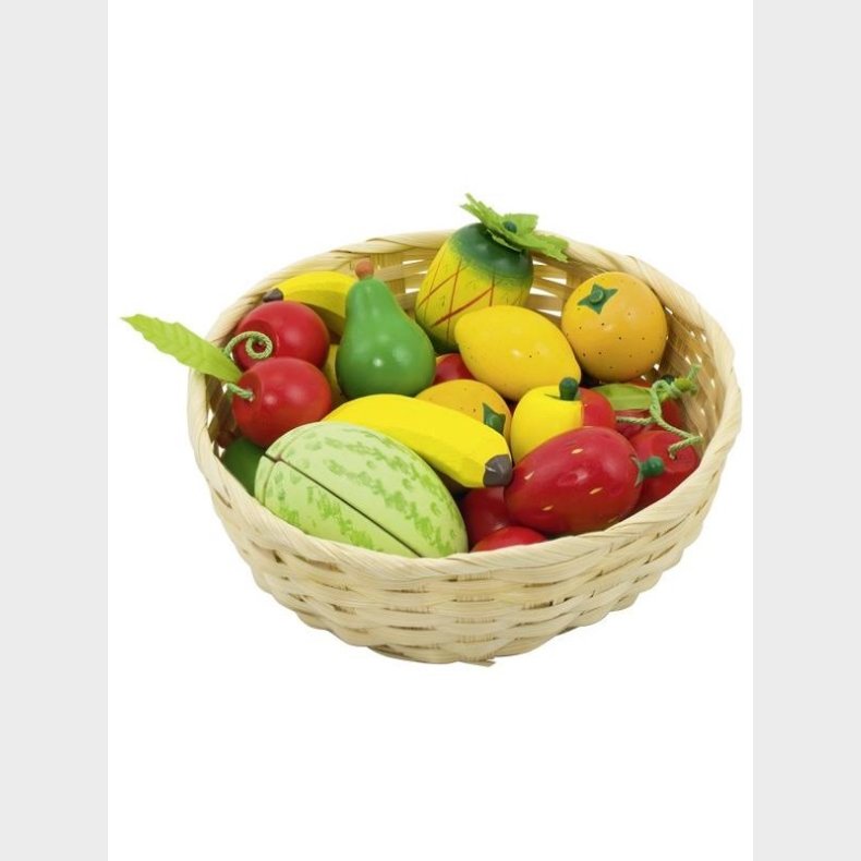 Goki Fruit in a Basket 23pcs.