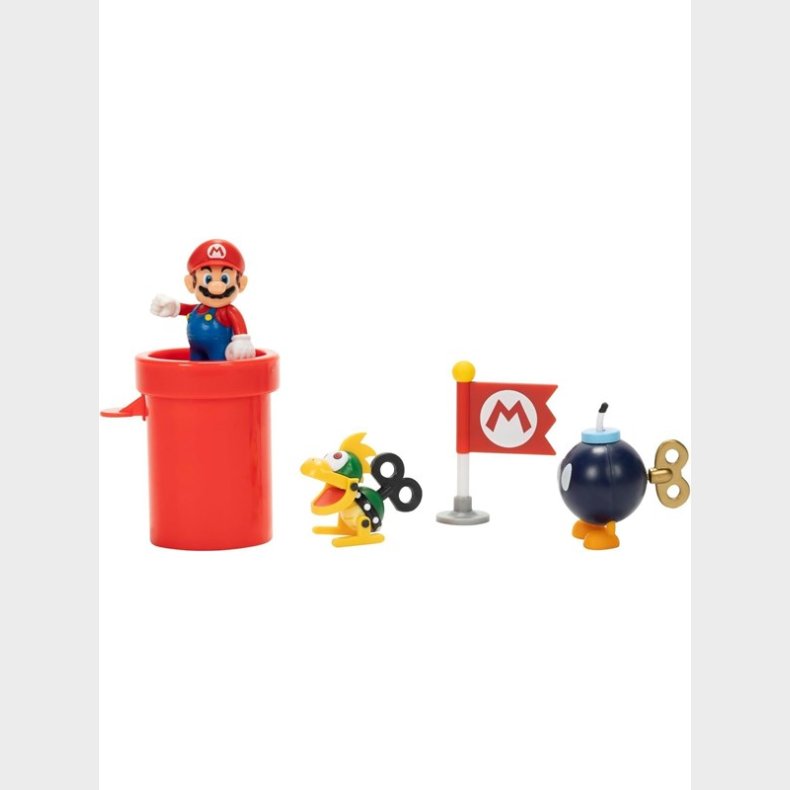 Jakks Super Mario 6.35cm Diorama Set Airship Deck