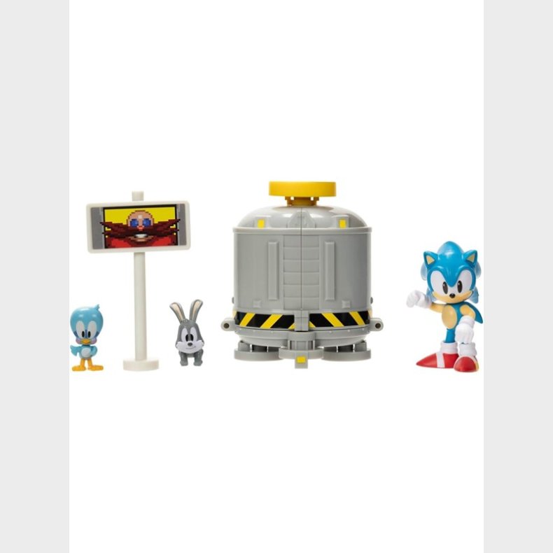 Jakks Sonic the Hedgehog 6.35cm Diorama Set Level Clear