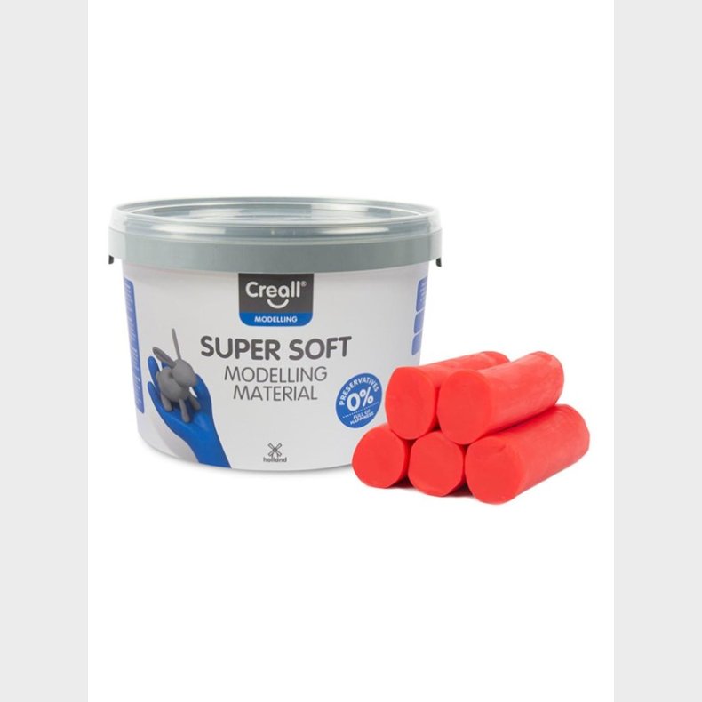 Creall Supersoft clay Red 1750gr.