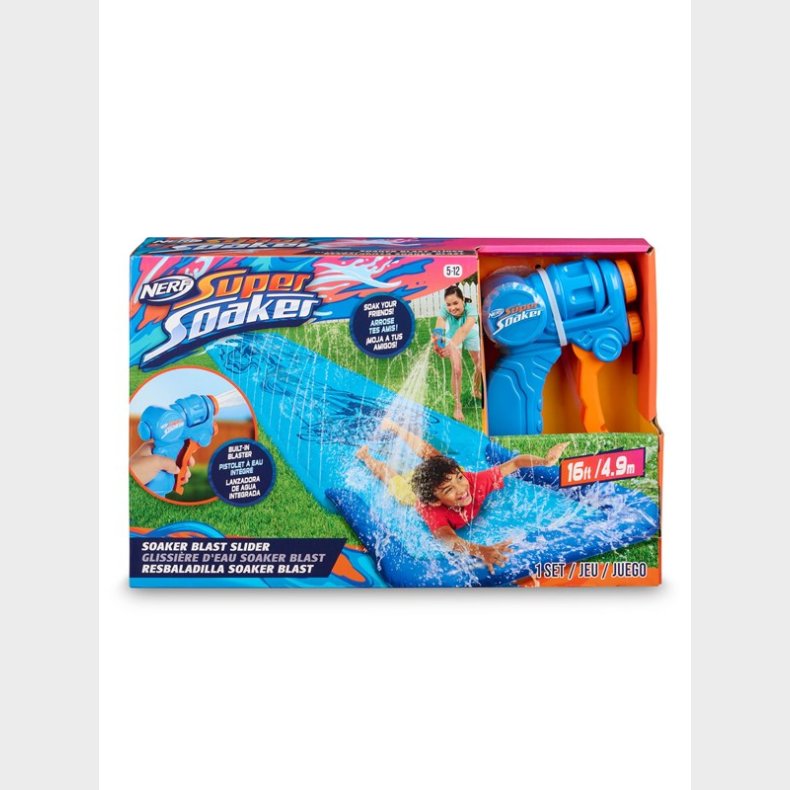 NERF Double Blast Water Slide + 1 Bl