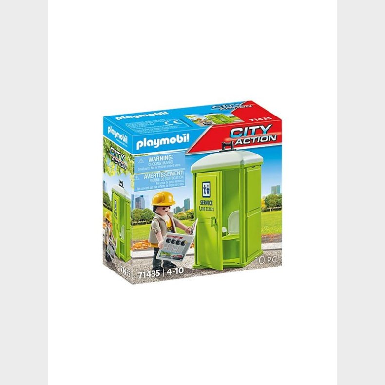 Playmobil City Action - Mobilt toilet