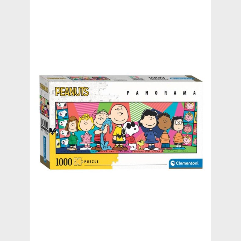 Clementoni Jigsaw Puslespil Panorama Peanuts Snoopy 1000pcs. gulv