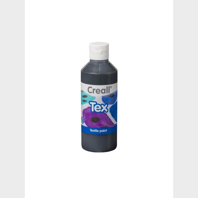 Creall Fabric Paint Black 250ml