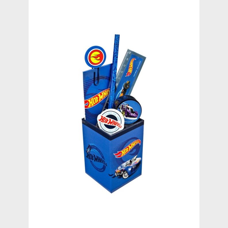 Hot Wheels Desk set 7 pieces.