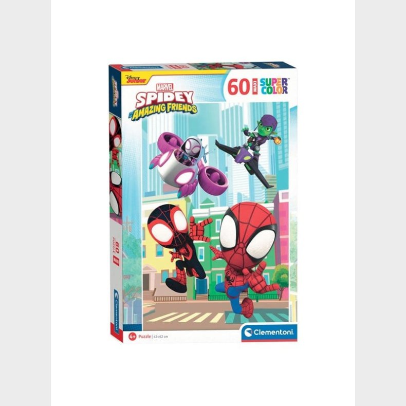 Clementoni Maxi Puslespil - Spidey 60pcs. gulv