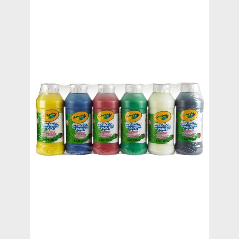 Crayola Finger Paint Washable 6 Colors