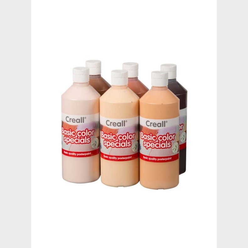 Creall School paint set Colors of the World 6x500ml