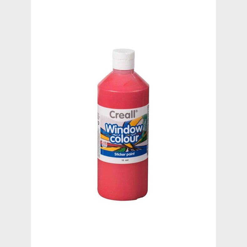 Creall Window Paint Red 500ml