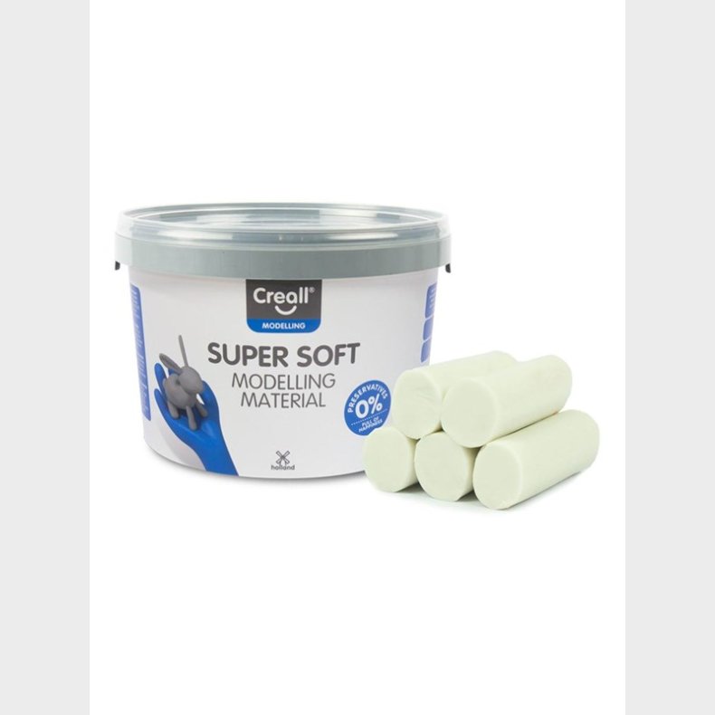 Creall Supersoft clay White 1750gr.