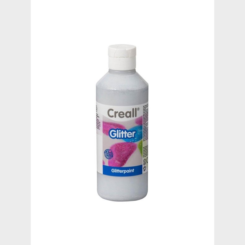 Creall Glitter Paint Silver 250ml