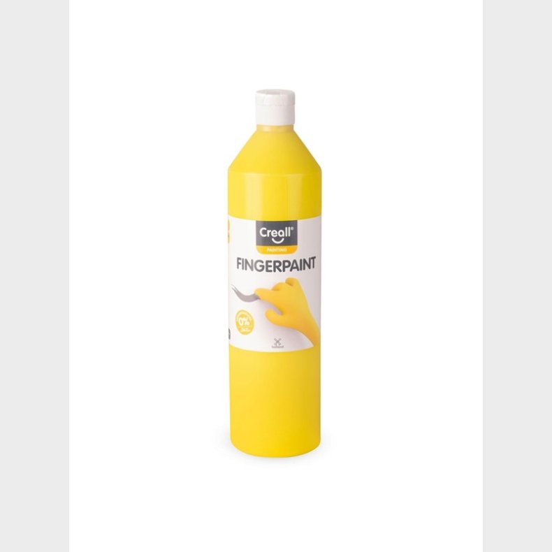 Creall Finger Paint Preservative Free Yellow 750m