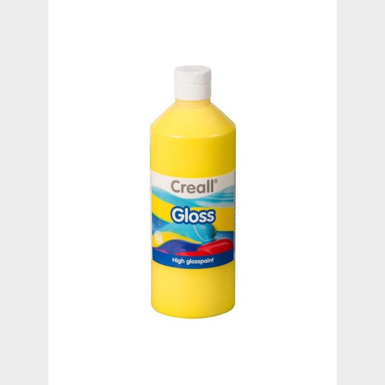 Creall Gloss Gloss Paint Yellow 500ml