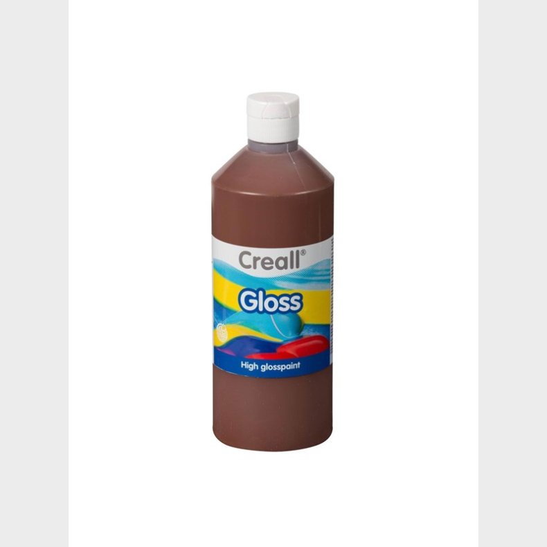 Creall Gloss Gloss Paint Brown 500ml