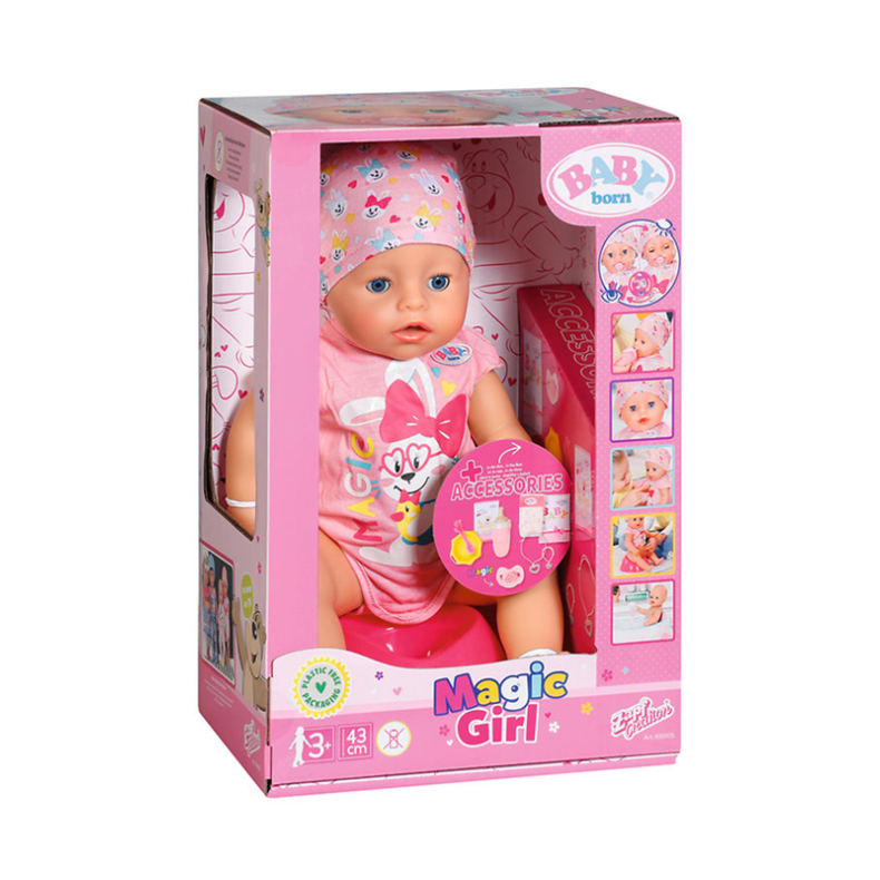 Baby Born Magi Pige Dukke 43 cm