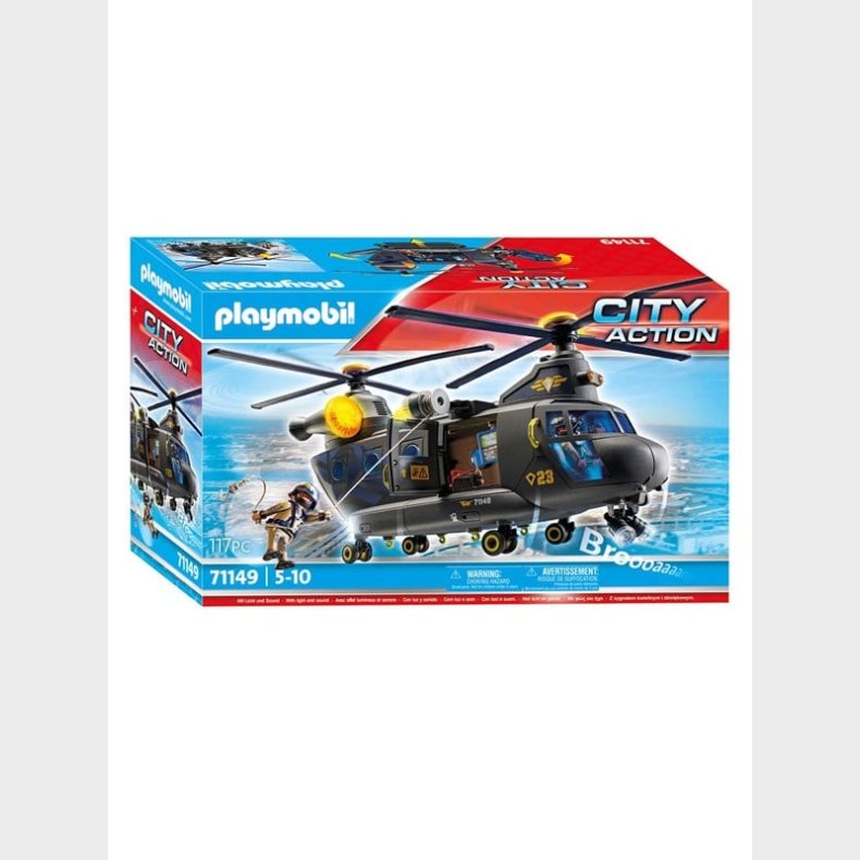 Playmobil City Action - SWAT-redningsflyver