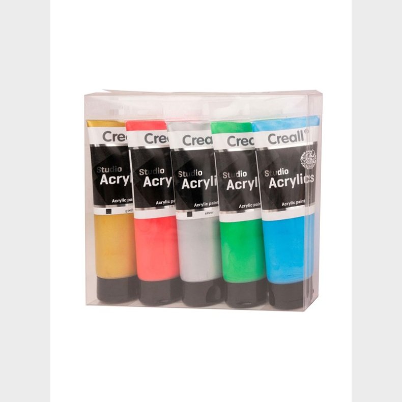 Creall Studio Acrylic Paint Metallic 5x120ml