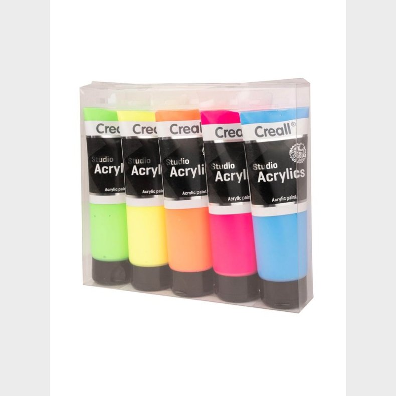 Creall Studio Acrylic paint Fluor 5x120ml