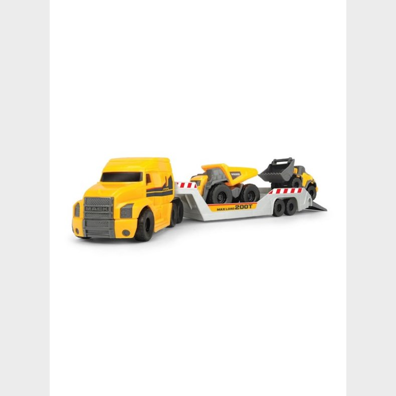 Dickie Volvo Micro Transporter with Work Vehicles