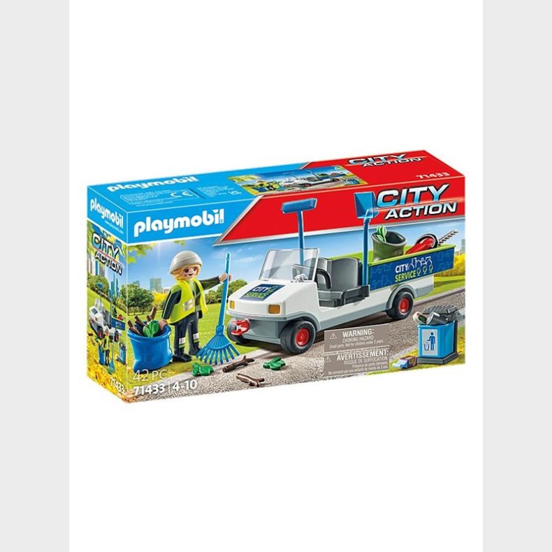 Playmobil City Action - Hold byen ren med e-kretj